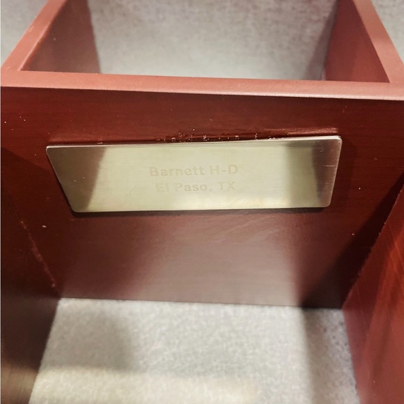 New box NIB Harley Davidson Metal Galvanized Tray Tin Box 6 spot insert - Picture 5 of 5